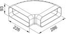 FRANKE Příslušenství 112.0711.853 horizontální koleno 90°