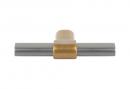 TULIP Knop Joliet steel grey/champagne bronze