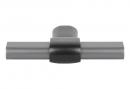 TULIP Knop Joliet steel grey/černá matná