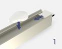 StrongLumio profil LED Maglyte-10, 3030mm, černá elox