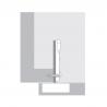 HETTICH 9090884 podložka Sensys křížová k našroubování, rám, D=4,5 mm