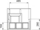 FRANKE Sorter odpadkový koš Mythos Water Hub 1x35l