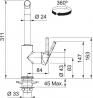 FRANKE Baterie FN 5541.901 Urban 2.0 černá matná