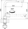 FRANKE Baterie FC 3137.501 Mythos Window pod okno celonerez