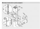 BLUM 72T550A.TL závěs naložený 120°, Tip-On, alu, vrut