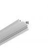 K-StrongLumio LED COB 24V 12W/m teplá,Corner stříbrná,krytka mléčná,3m