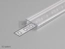 K-StrongLumio LED COB 24V 12W/m teplá,Surface černá,krytka průsvitná,3m