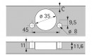 HETTICH 9099573 Sensys 8657i B3 TB55 SiSy