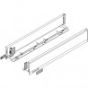 K-BLUM Legrabox, zásuvka M 650mm/70kg, Blumotion/TOB, nerez, vrut