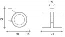 OGTM kolečko Formula 60mm hliník guma šedá