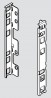 K-BLUM Legrabox, zásuvka C pure 350mm/40kg, Tip-on, nerez, vnitřní, sklo