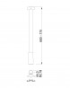 MILADESIGN G5 ST551 stolová noha bílá