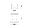MILADESIGN Spojovací hlava G7 ST955/4x90 černá