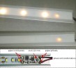 StrongLumio LED vypínač/stmívač do profilu 12/24V, žlutá kontrolka