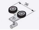 SEVROLL 10202 horní vozík 10mm asymetrický L+P