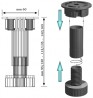 StrongLegs rektifikační noha AP001 120Rmm