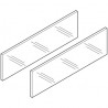 K-BLUM Legrabox, zásuvka C free 550mm/70kg, Tip-on, bílá, vrut