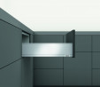 K-BLUM Legrabox, zásuvka K 400mm/40kg, Tip-on, nerez, vrut