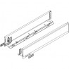 K-BLUM Legrabox, zásuvka M 600mm/40kg, Blumotion/TOB, nerez, vrut