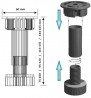StrongLegs rektifikační noha AP001 80Rmm