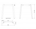 MILADESIGN podnož Mobilar M5407T–SL stříbrná
