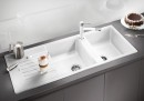 BLANCO 515602 Dřez Zia 8 S bez excentru Silgranit PuraDur kávová