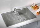 BLANCO 515069 Dřez Zia 45 S s excentrem Silgranit PuraDur kávová