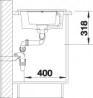 BLANCO 513473 Dřez Metra 6 S Compact s excentrem Silgranit PuraDur antracit