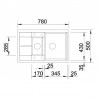 BLANCO 513473 Dřez Metra 6 S Compact s excentrem Silgranit PuraDur antracit
