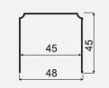 SEVROLL 03075 Top horní vedení jednoduché 6m stříbrná