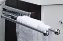 HETTICH 70692 výsuvný věšák na ručníky 410mm 2-ramenný chrom