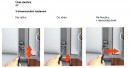 BLUM 91K9550 pro vestavěné lednice vrut