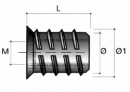 BU01 Matice závrtná s límcem M6x13mm surová