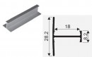 SEVROLL 00199 spojovací lišta H08/18 3m stříbrná