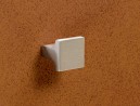 HETTICH 1170173 Knobka EMO 25x25 mm imitace nerezi