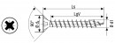 SPAX vrut 4x45mm zápustná hlava PZ W 4C MH
