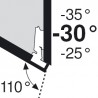BLUM 79A5451.T závěs úhlový, typ III, vrut, -30°/110°