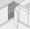 BLUM 79T8500 závěs skládací, rohová dvířka, vrut, 60°
