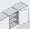 BLUM 71T6650 závěs, polonaložený, vrut, 170°