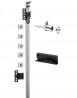 HETTICH 51500 Multitech zamykací tyč s 5 trny