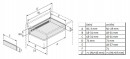 HETTICH 9127883 Multitech, zásuvka 86/450mm, bílá