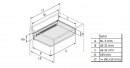 HETTICH 9127923 Multitech, zásuvka 214/500mm, bílá