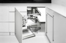 HETTICH 73504 Moving Corner 900x900 mm levý stříbrný