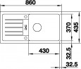 BLANCO 524238 Dřez Favum XL 6 S bez excentru Silgranit kávová