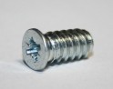 Eurošroub 6,3x13/8mm zápustná hlava PZ2 zinek bílý