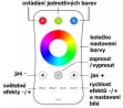 TL-dálkový RF ovladač RGB LED 1kanál.