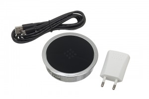 VersaCharger bezdrátová nabíječka chrom / černá lesklá