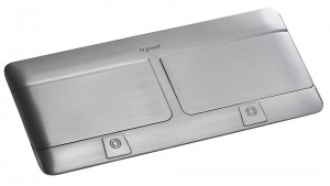 LEGRAND Pop-up krabice nerez broušená 8 modulů (2x4) 54023