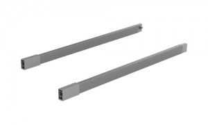 K-HETTICH ArciTech horní reling, 450mm, pár, hmoždinka, antracit