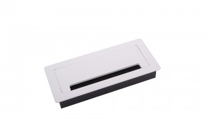 STRONG průchodka s tlumením ALU 200x90x28mm bílá mat